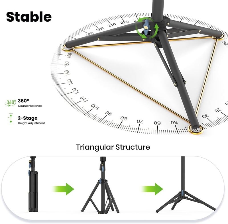 XTAR Starlink Mini Tripod Stand,Adjustable Tripod Mount for Starlink Mini,Outdoor Portable Mounting Kit for Star Link Mi ni Dish - Image 3